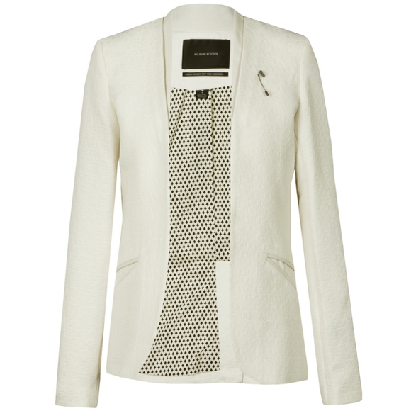 Scotch & Soda Jackets & Blazers - Maison Scotch Off-White Blazer